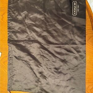 Coach Black Dust Bag
